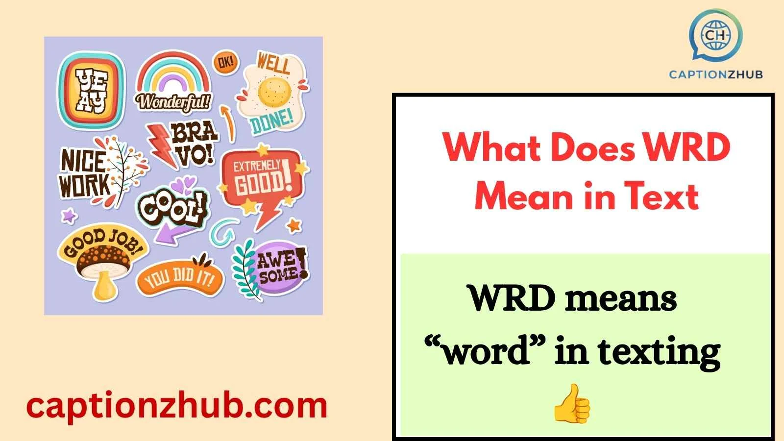 What Does WRD Mean in Text